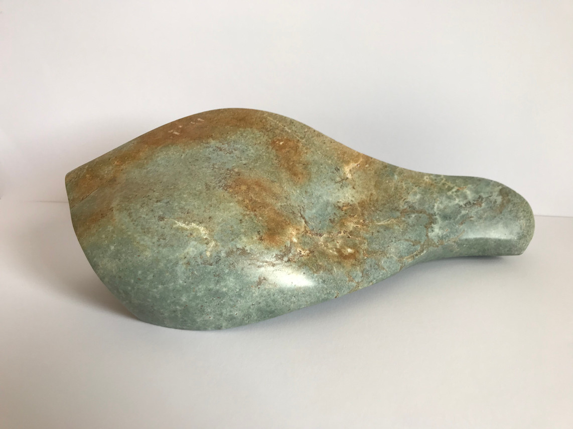 Wal 2024, Maß: 35 x 16 cm, Höhe: 14 cm Material: Speckstein